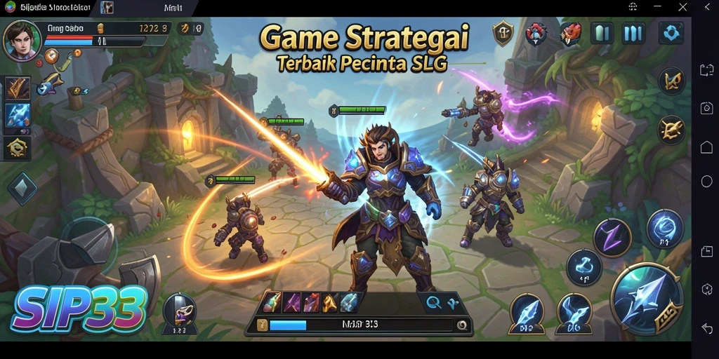Screenshot SIP33 menampilkan aksi strategi yang mendebarkan dan grafis yang menawan.